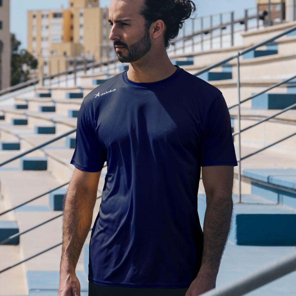 Camiseta de Fútbol para Hombre Asioka Premium Marino Poliéster 2/6