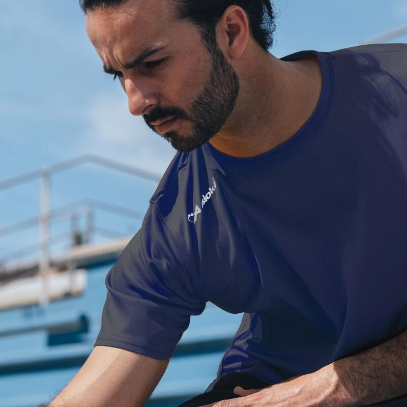 Camiseta de Fútbol para Hombre Asioka Premium Marino Poliéster