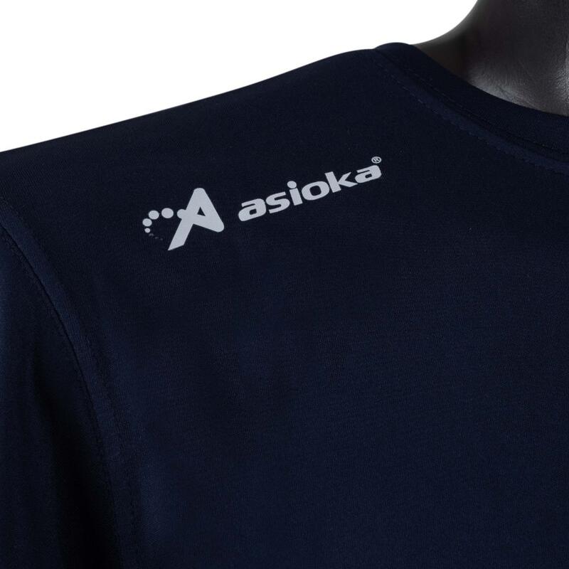 Camiseta de Fútbol para Niños Asioka Premium Marino Poliéster