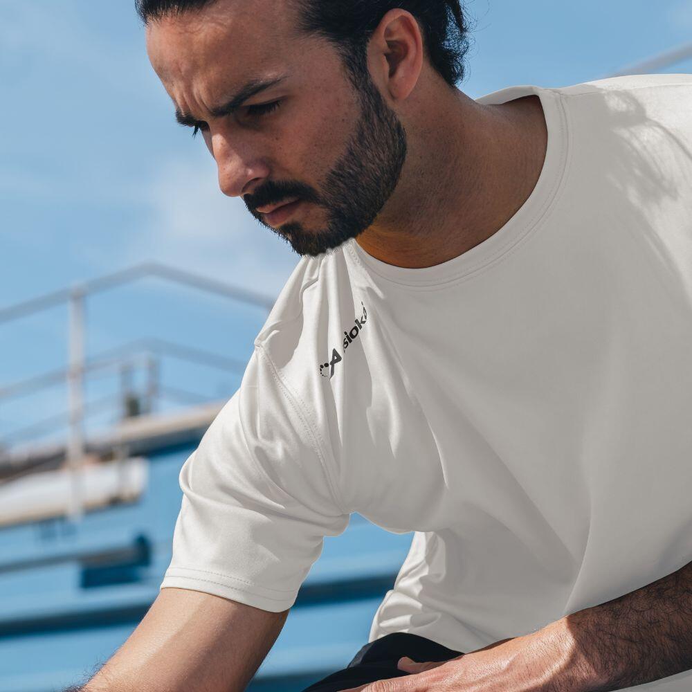 Camiseta de Fútbol para Hombre Asioka Premium Blanca Poliéster 3/6