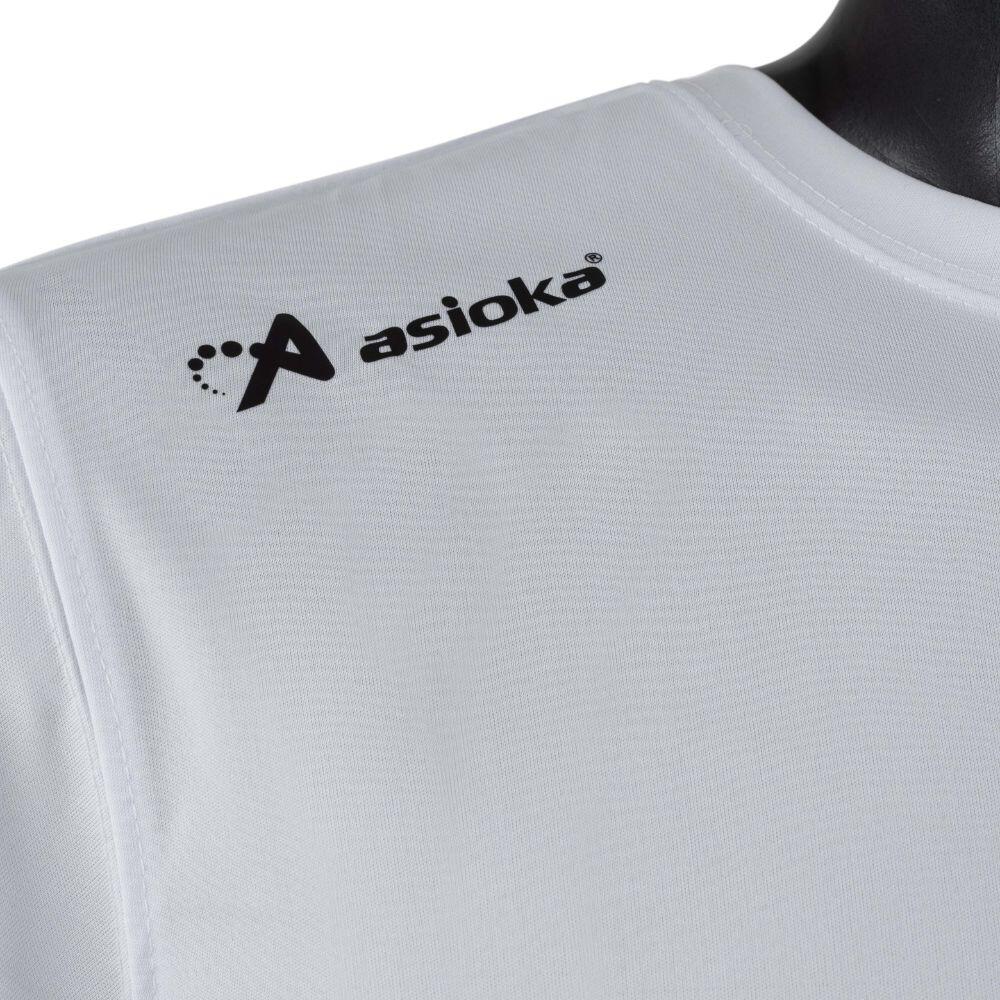 Camiseta de Fútbol para Hombre Asioka Premium Blanca Poliéster 4/6