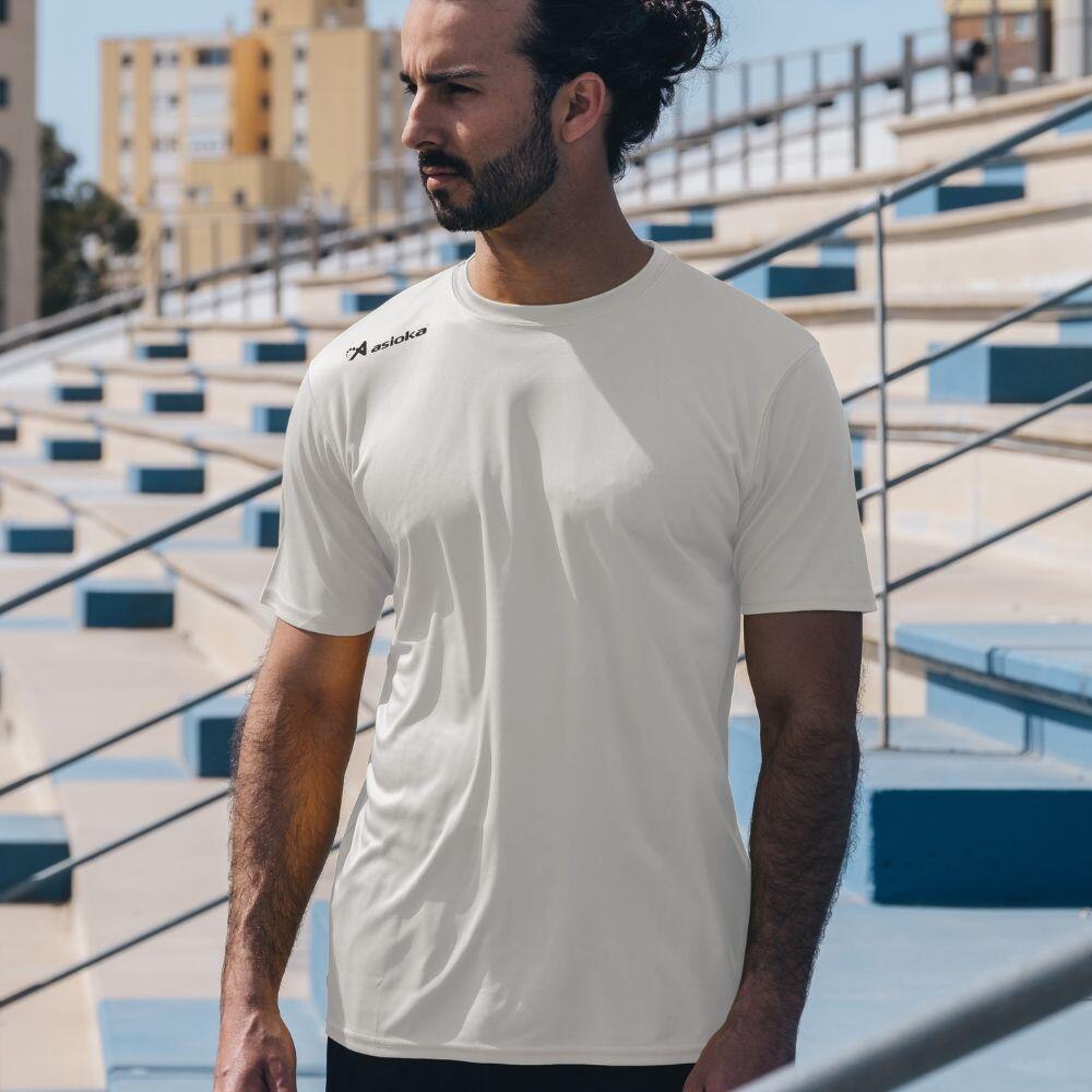 Camiseta de Fútbol para Hombre Asioka Premium Blanca Poliéster 2/6
