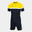 Joma Danubio Conjunto de futebol para homem preto amarelo