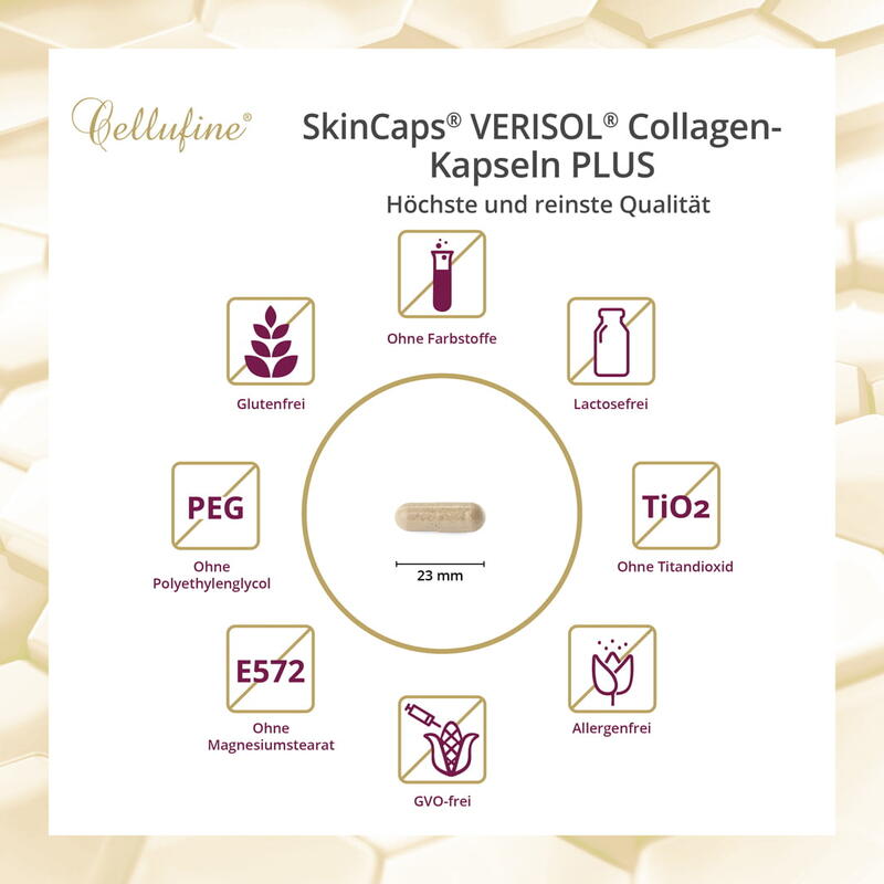 SkinCaps® VERISOL® B (Rind) Collagen-Kapseln PLUS  - 180 Kapseln