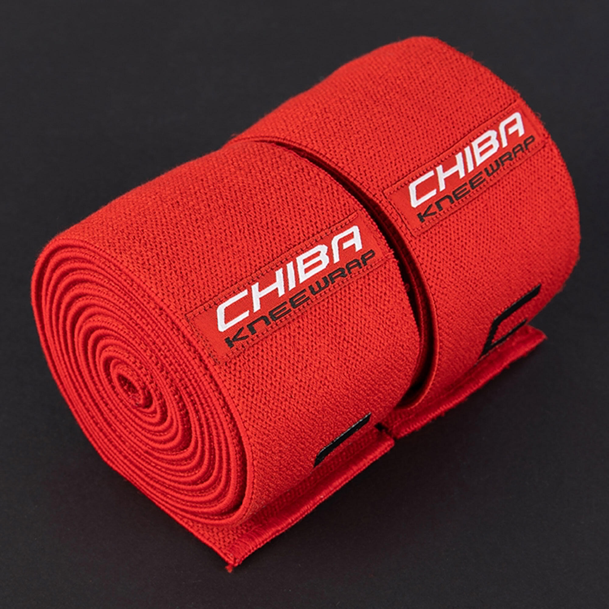 Chiba 44486 Strongman Knee Bandage Red - Accessoires de fitness 2/4