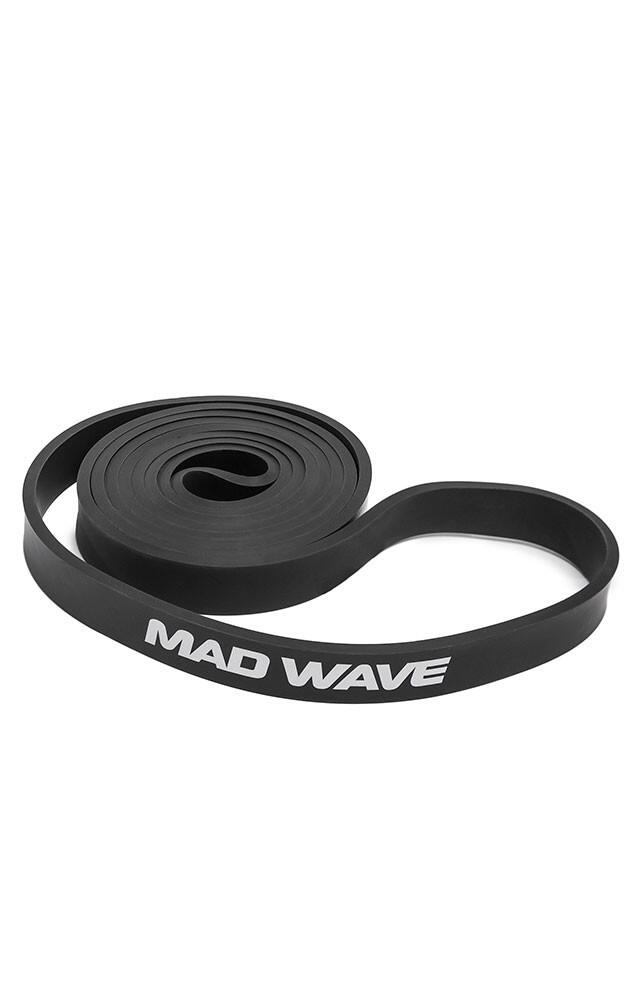 Banda Elástica larga de resistencia MAD WAVE Negra 13.6 – 22.7 kgs 2/4