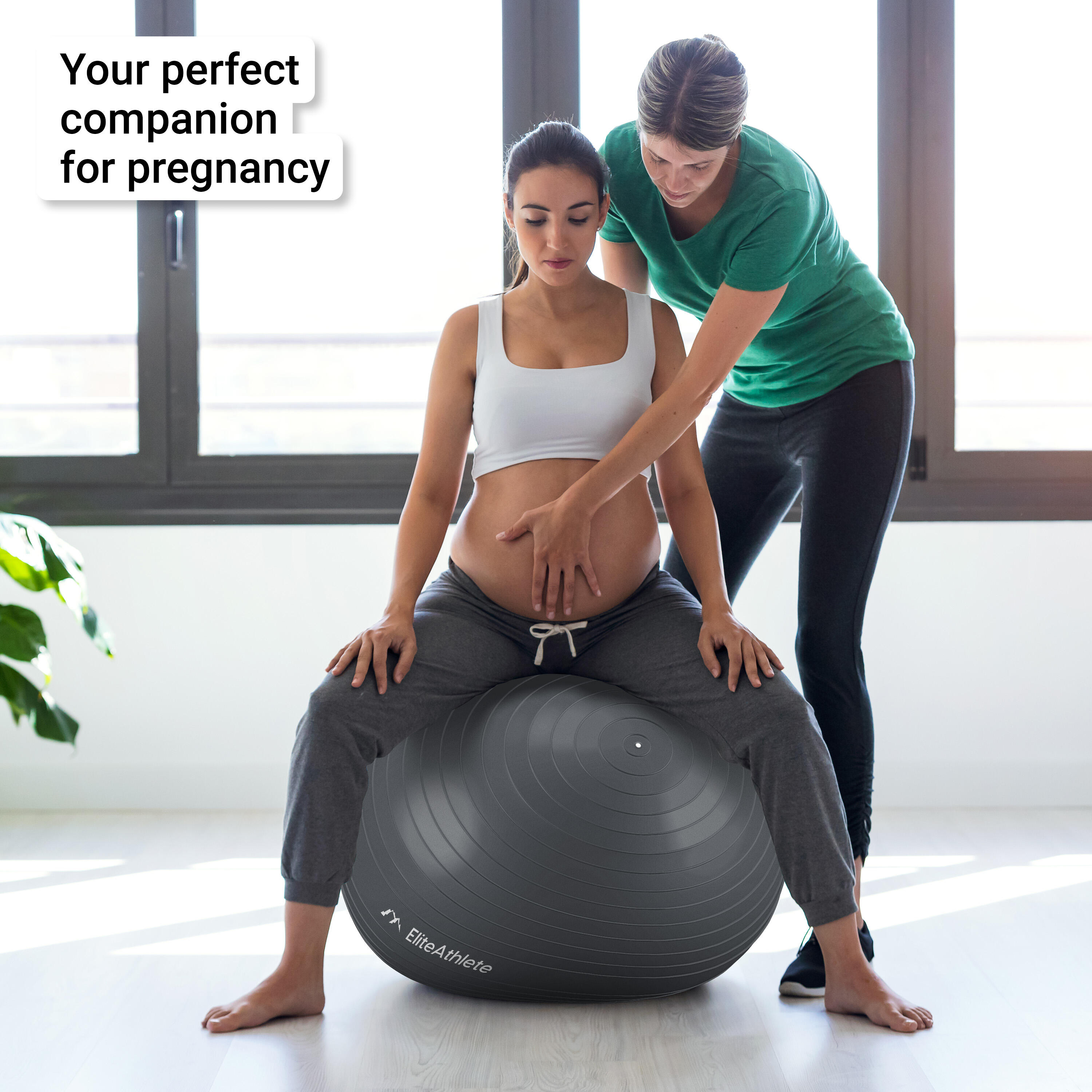 EliteAthlete® Ballon Gym - Fitness Pilates Yoga - Ballon Grossesse 4/7