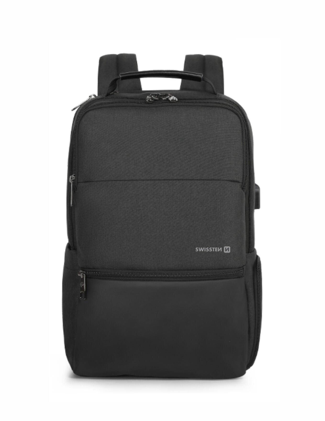 Mochila Swissten laptop  15.6 preto 2/7