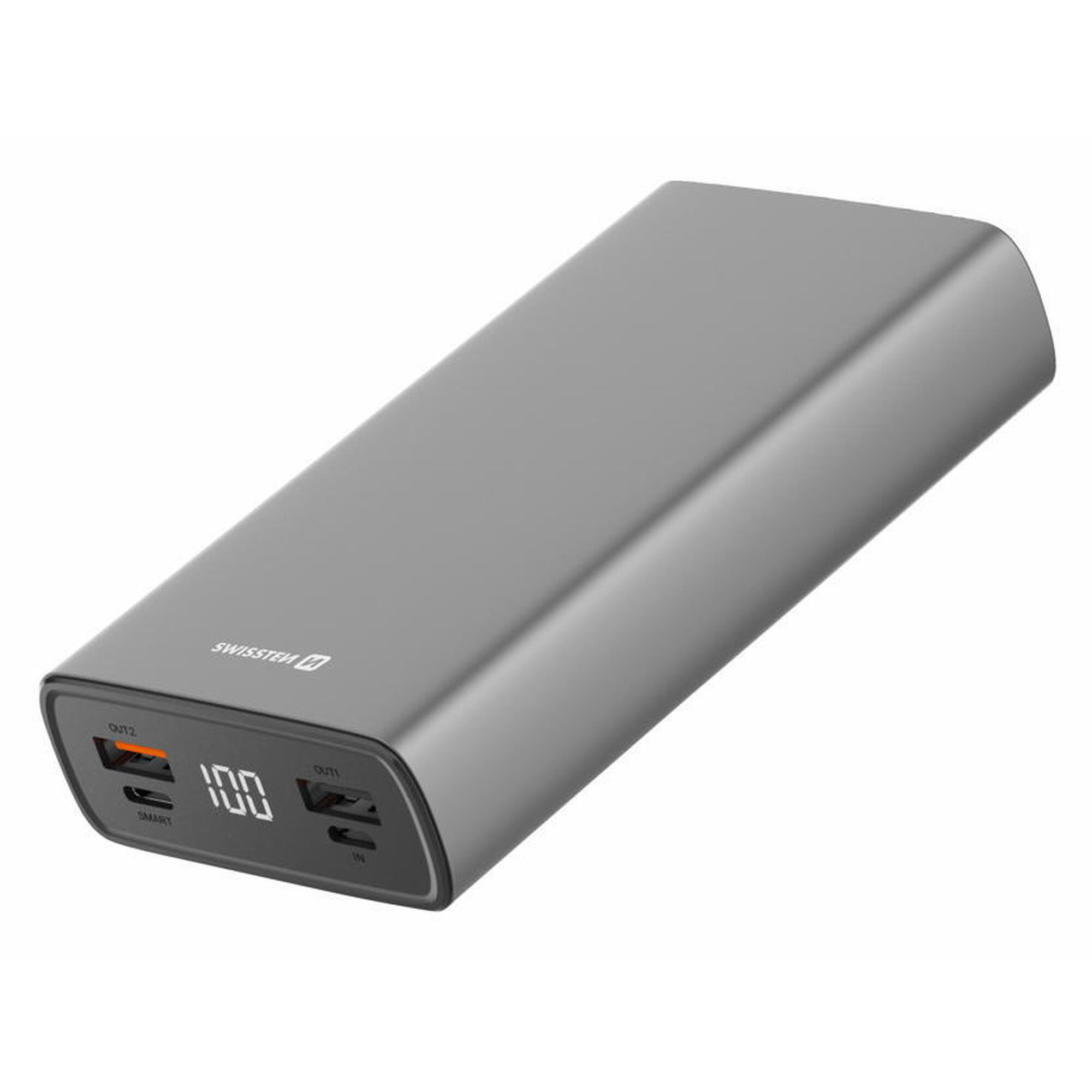 Powerbank Swissten Aluminum 20.000 mAh