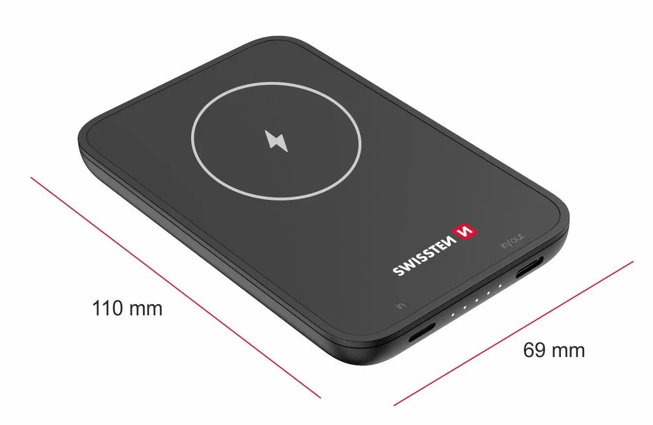 PowerBank Swissten MagSafe 5000mAh 3/5