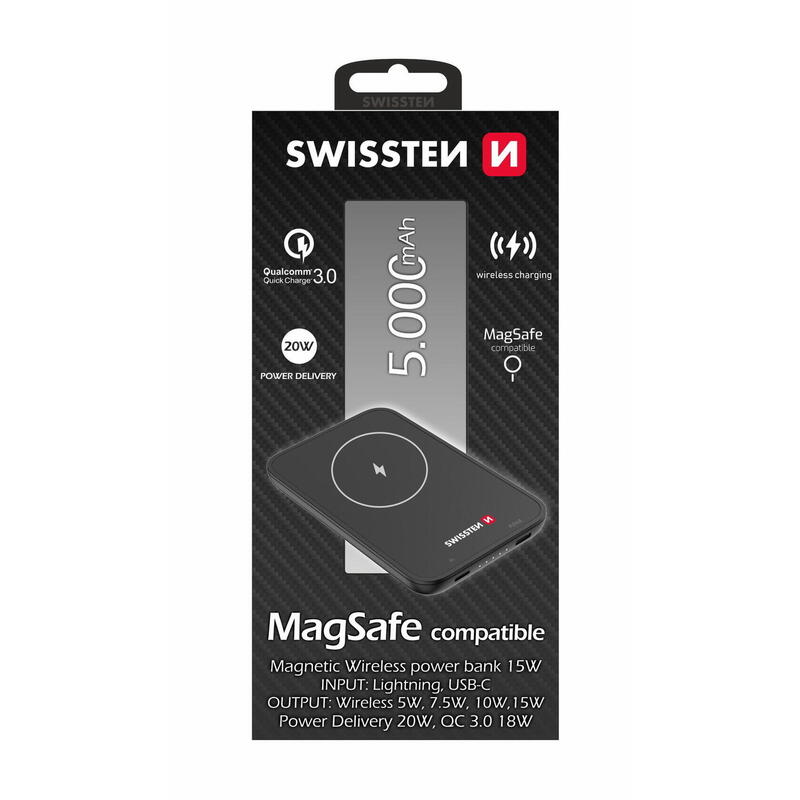 PowerBank Swissten MagSafe 5000mAh