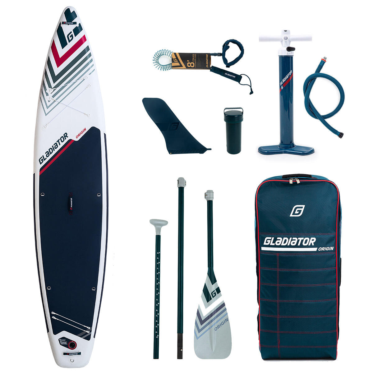 Gladiator Origin Touring SC 12'6 x 32” x 5.9” Touring Paddle Board For Stability 1/6