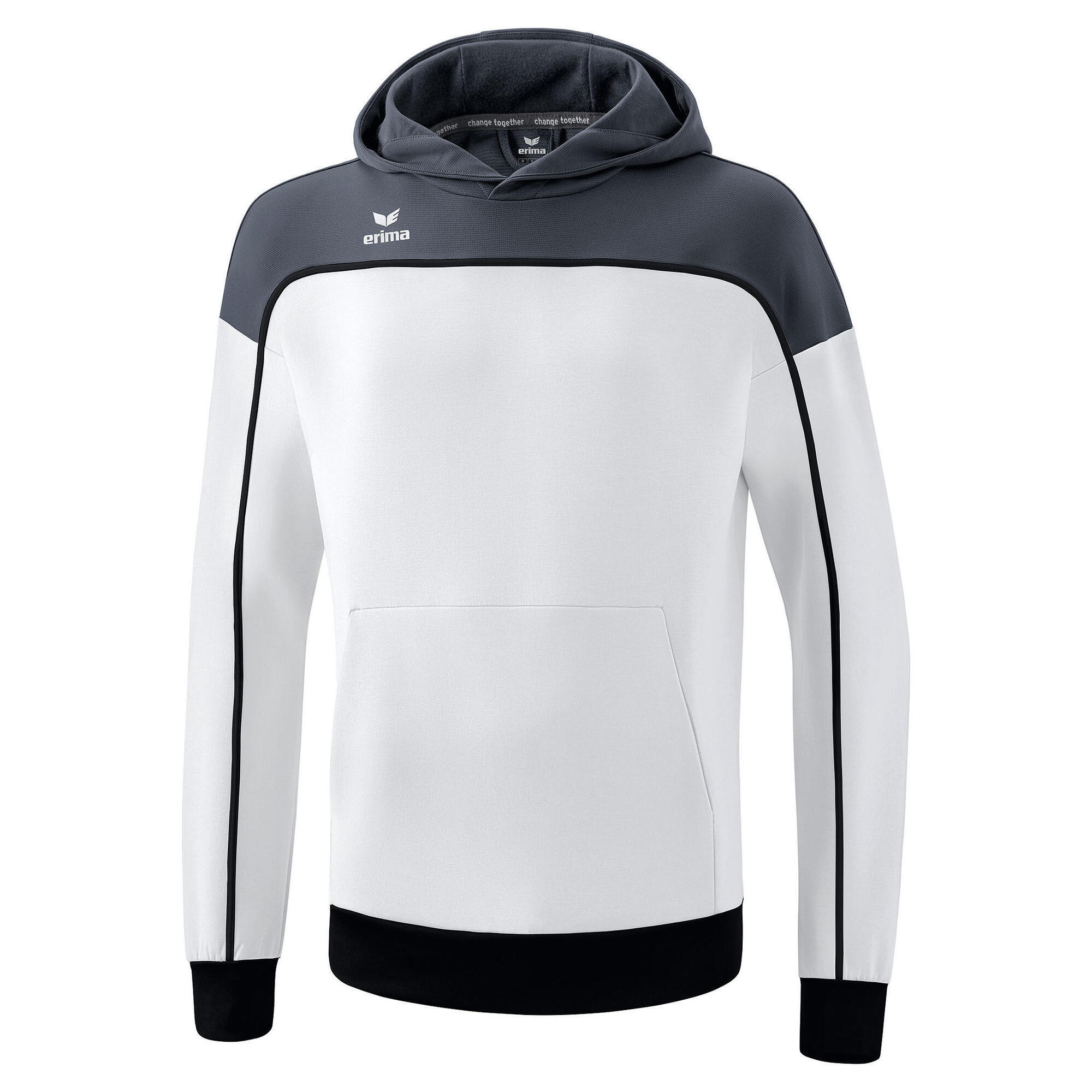 Erima - Sweat À Capuche Enfant Erima Change - Pull - Blanc|gris - 10 Ans / 140 Cm - Decathlon