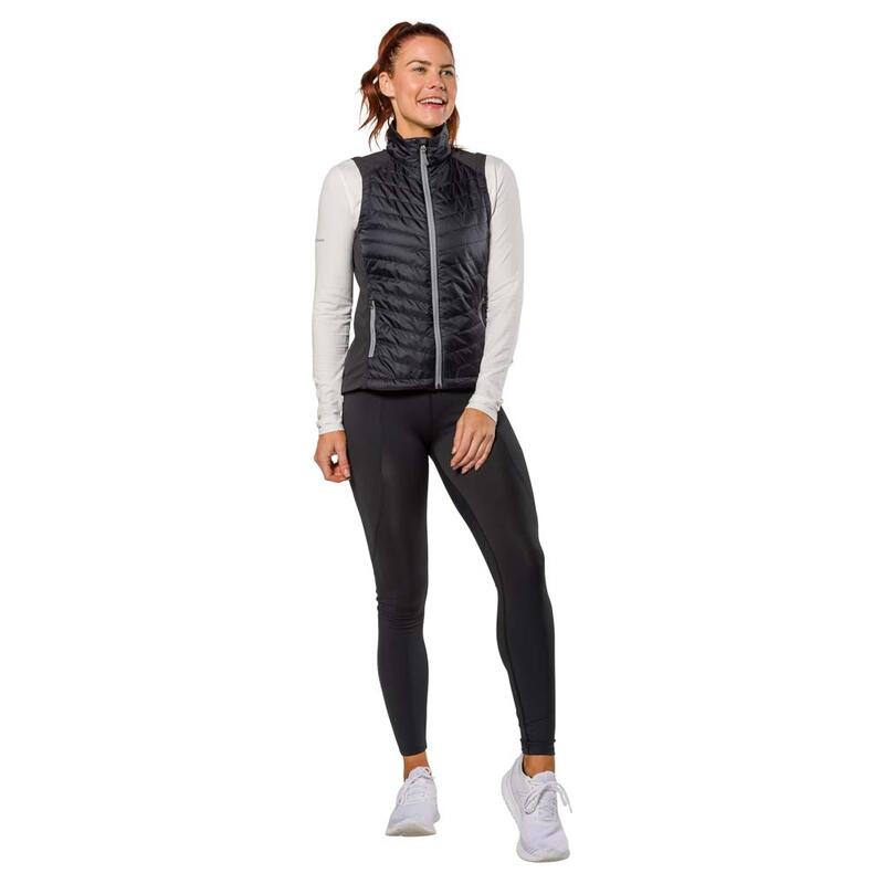 Hybride Vest voor dames - Hardlopen - Navigator ZWART