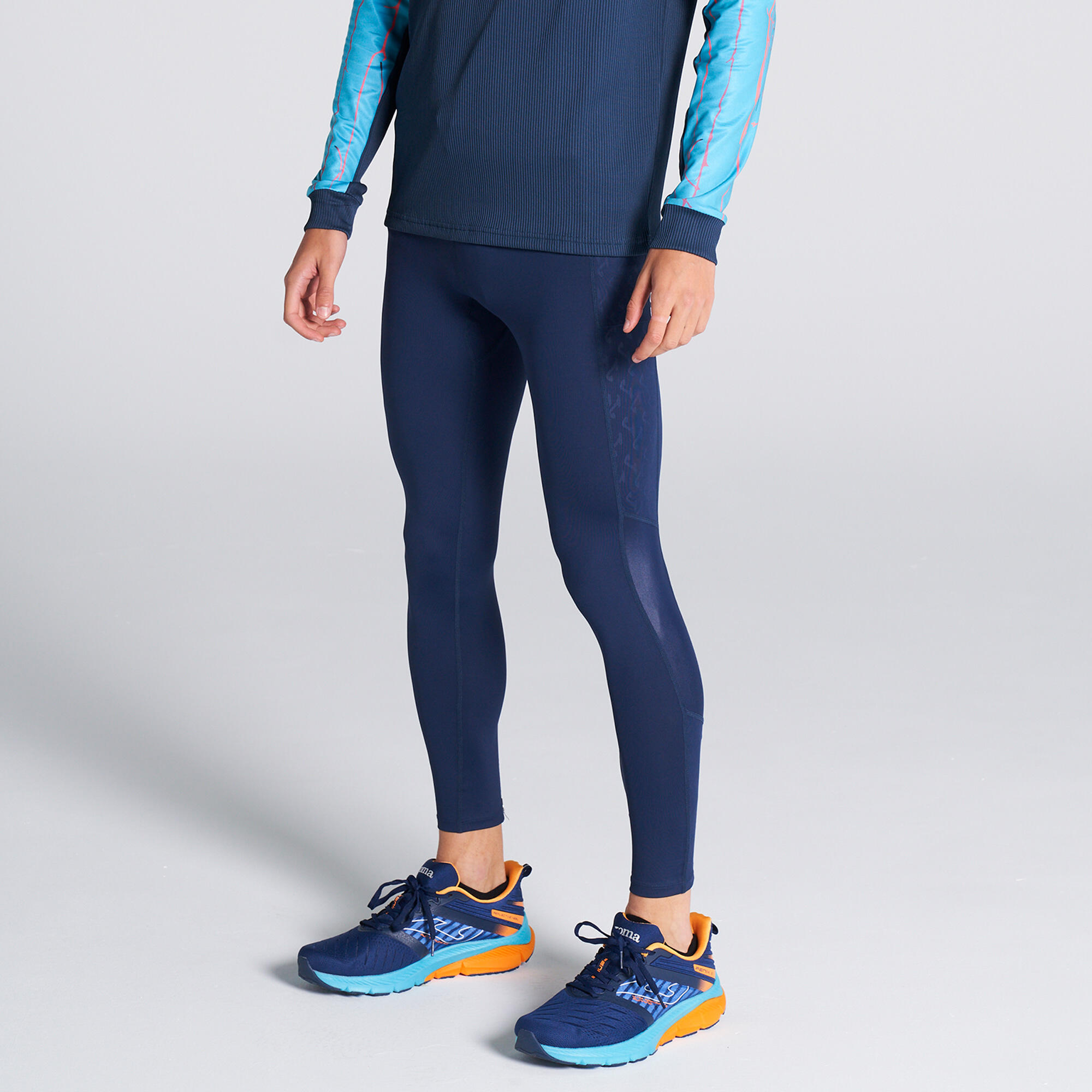 Legging Long Running Adulte Joma Elite IX Bleu Marine 2/5