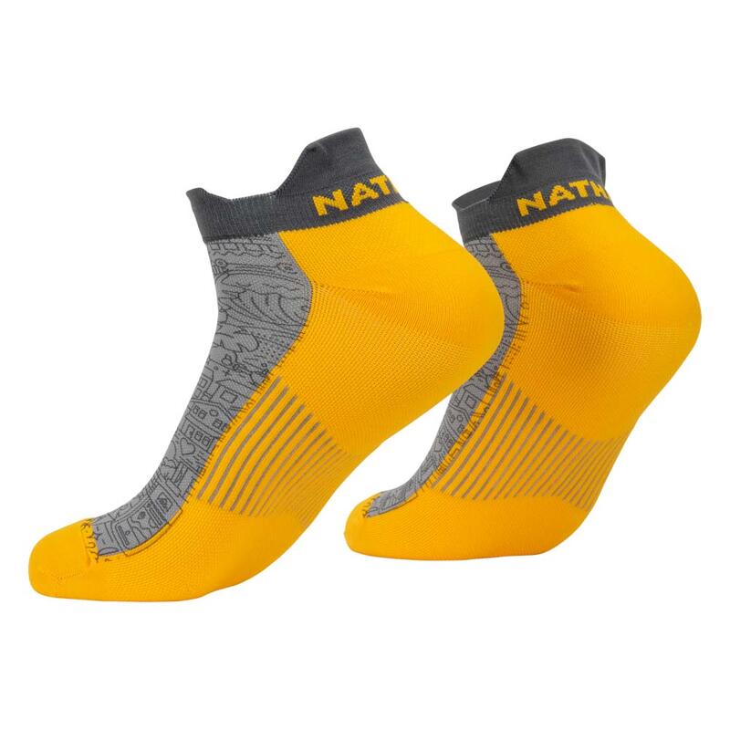 Chaussettes basses Adultes - Running - Tab de vitesse de signature GRIS