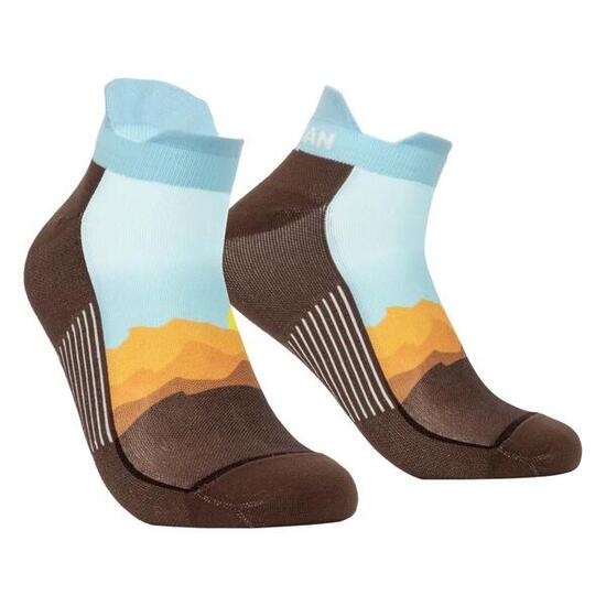 Chaussettes à basse coupe - Adultes - Running - Tab de vitesse MARRON