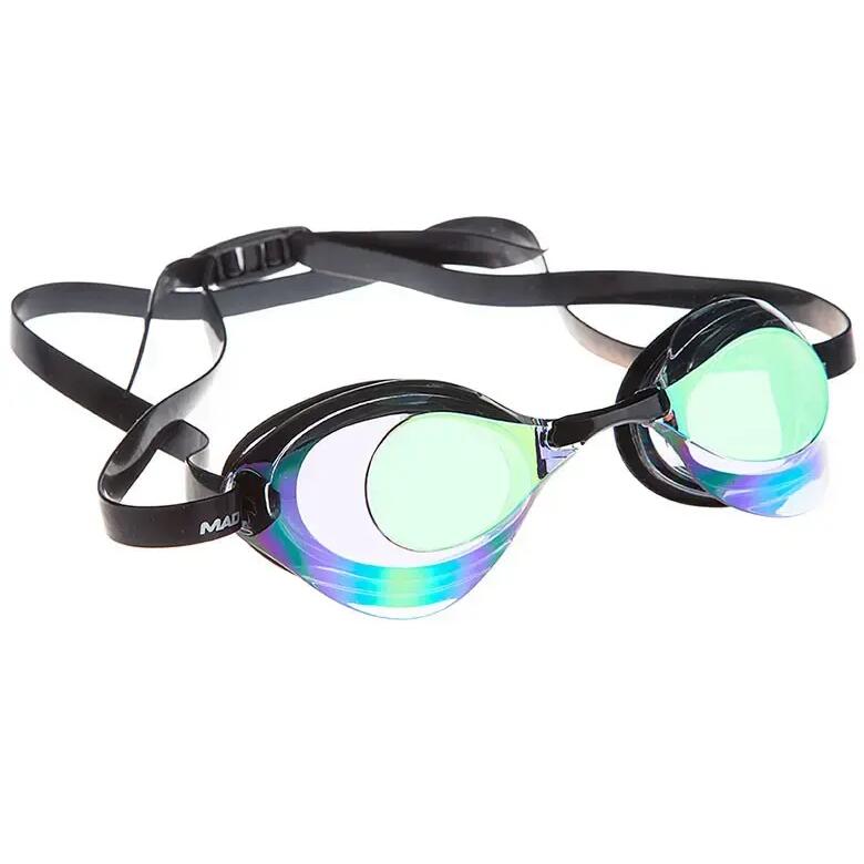 MAD WAVE Turbo Racer II Rainbow Swimming Goggles - Violet