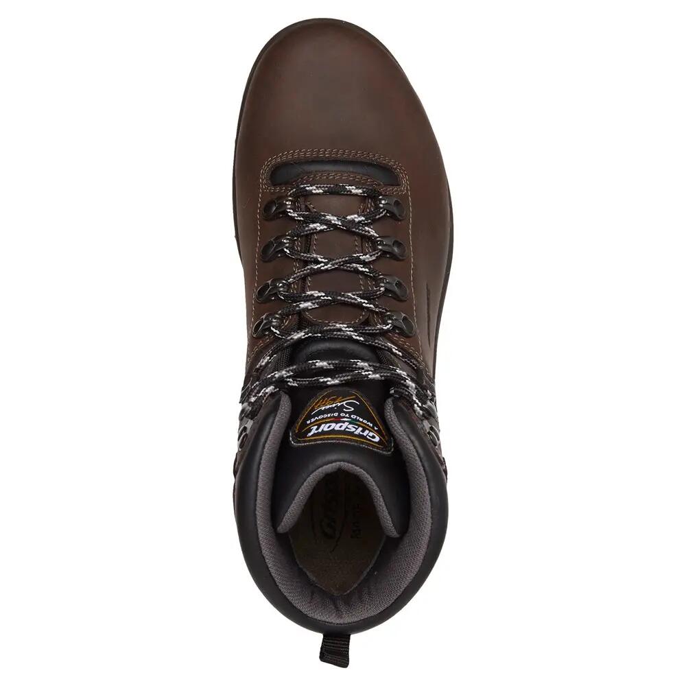 Scilla Wandelschoen Heren leren hoge wandelschoenen Brown 4/5