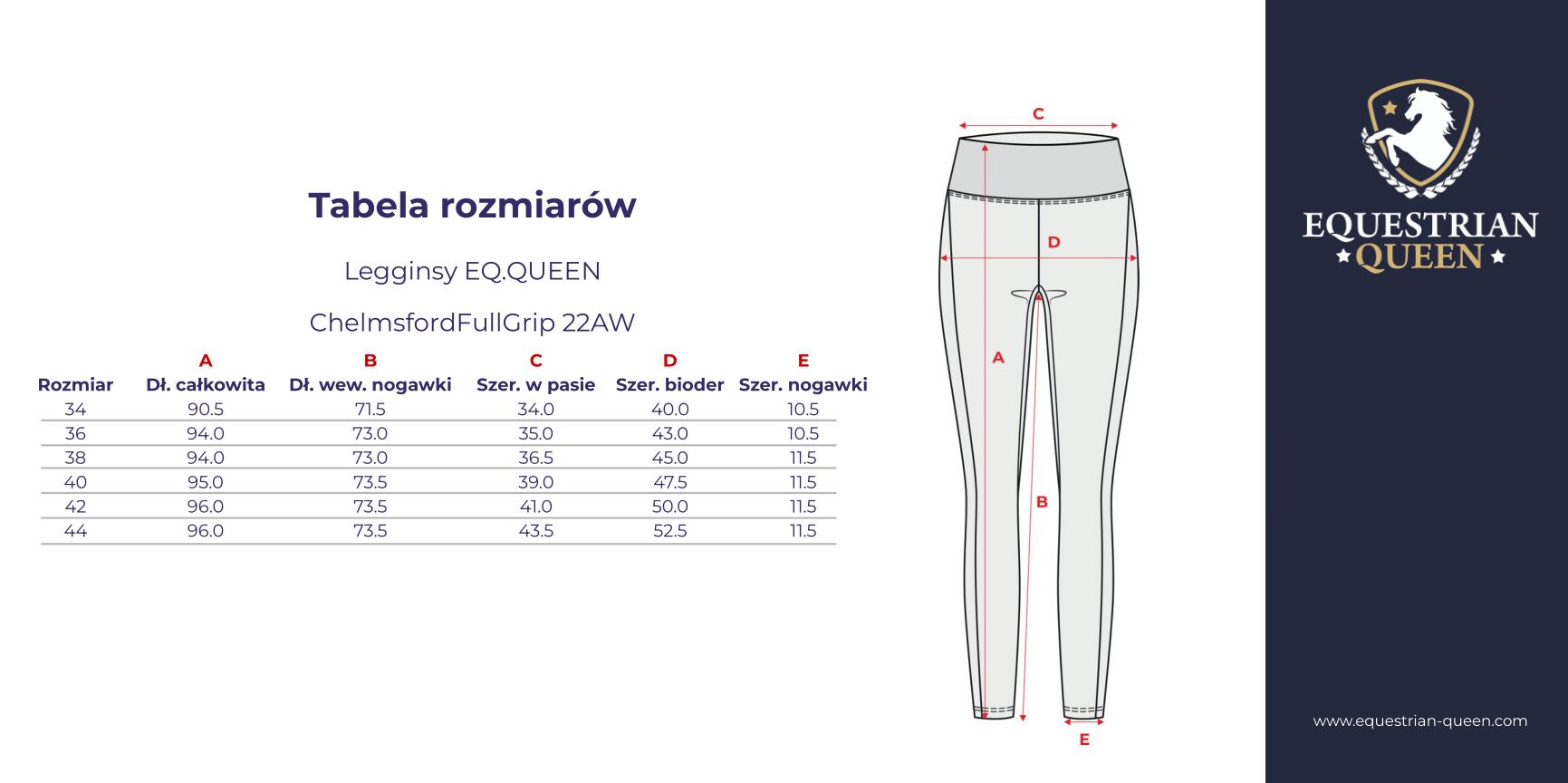 Winter Damen Reitleggings EQUESTRIAN QUEEN ChelmsfordFullGrip 22AW 4/4
