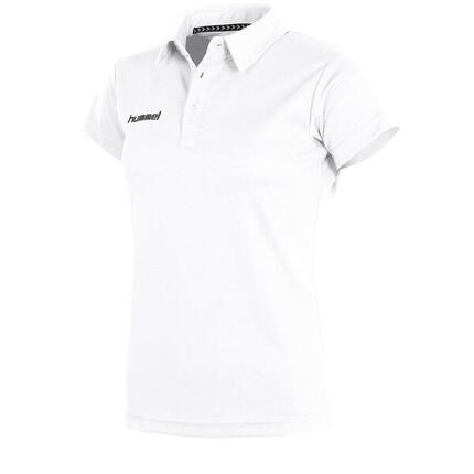 Hummel Authentic Polo Femmes - Blanc, L