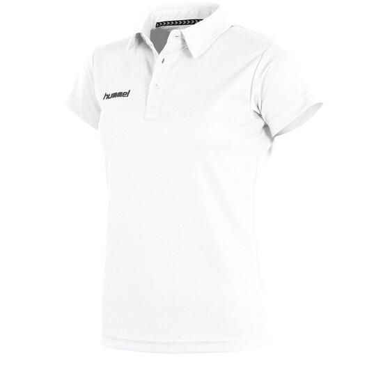 Hummel Authentic Polo Femmes - Blanc, L