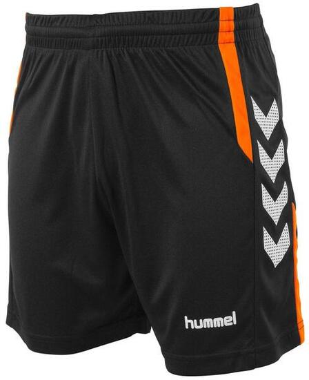 Hummel Aarhus Short Homme - Noir / Orange Fluo