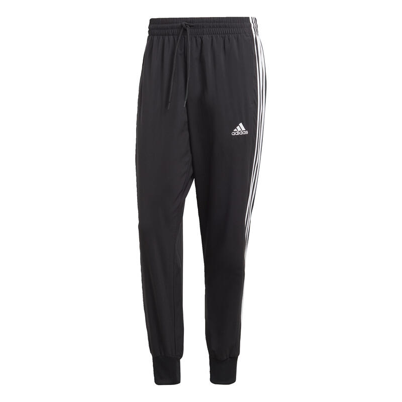 AEROREADY Essentials Tapered Cuff Woven 3-Stripes Broek