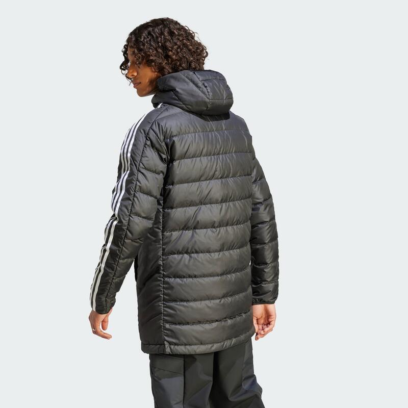 Essentials 3-Stripes Light Down Hooded Parka