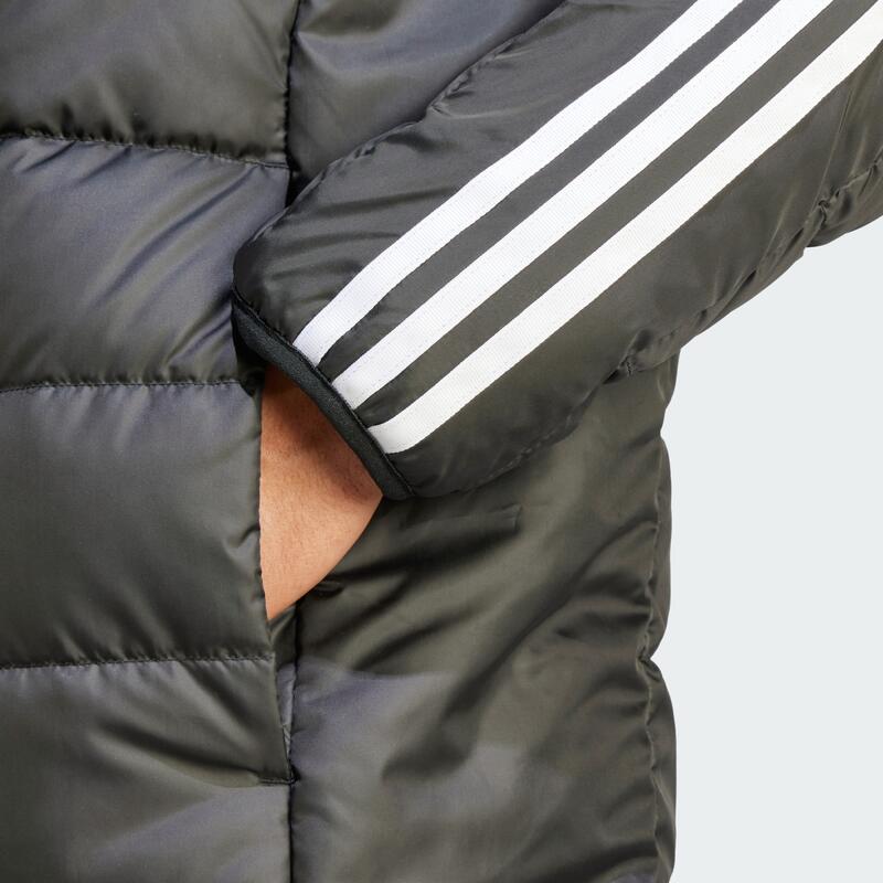Essentials 3-Stripes Light Down Hooded Parka