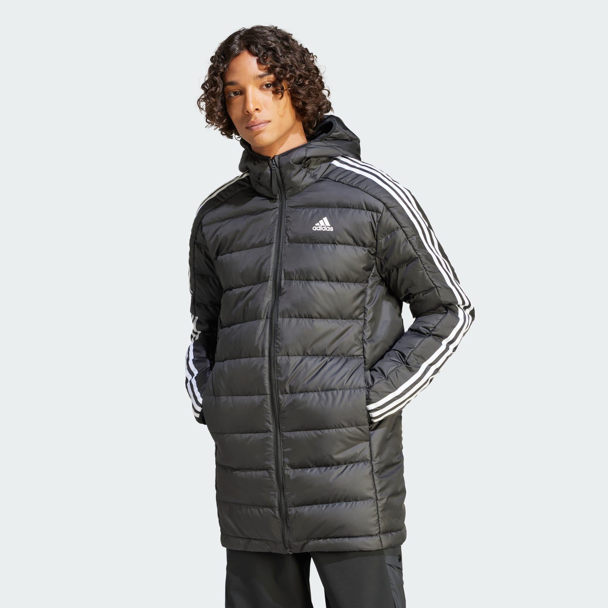 ADIDAS Essentials 3-Stripes Light Down Hooded Parka