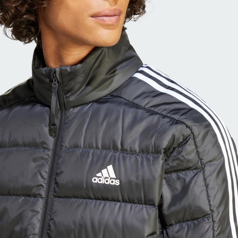 Jachetă adidas Essentials 3 Stripes Lite Gri