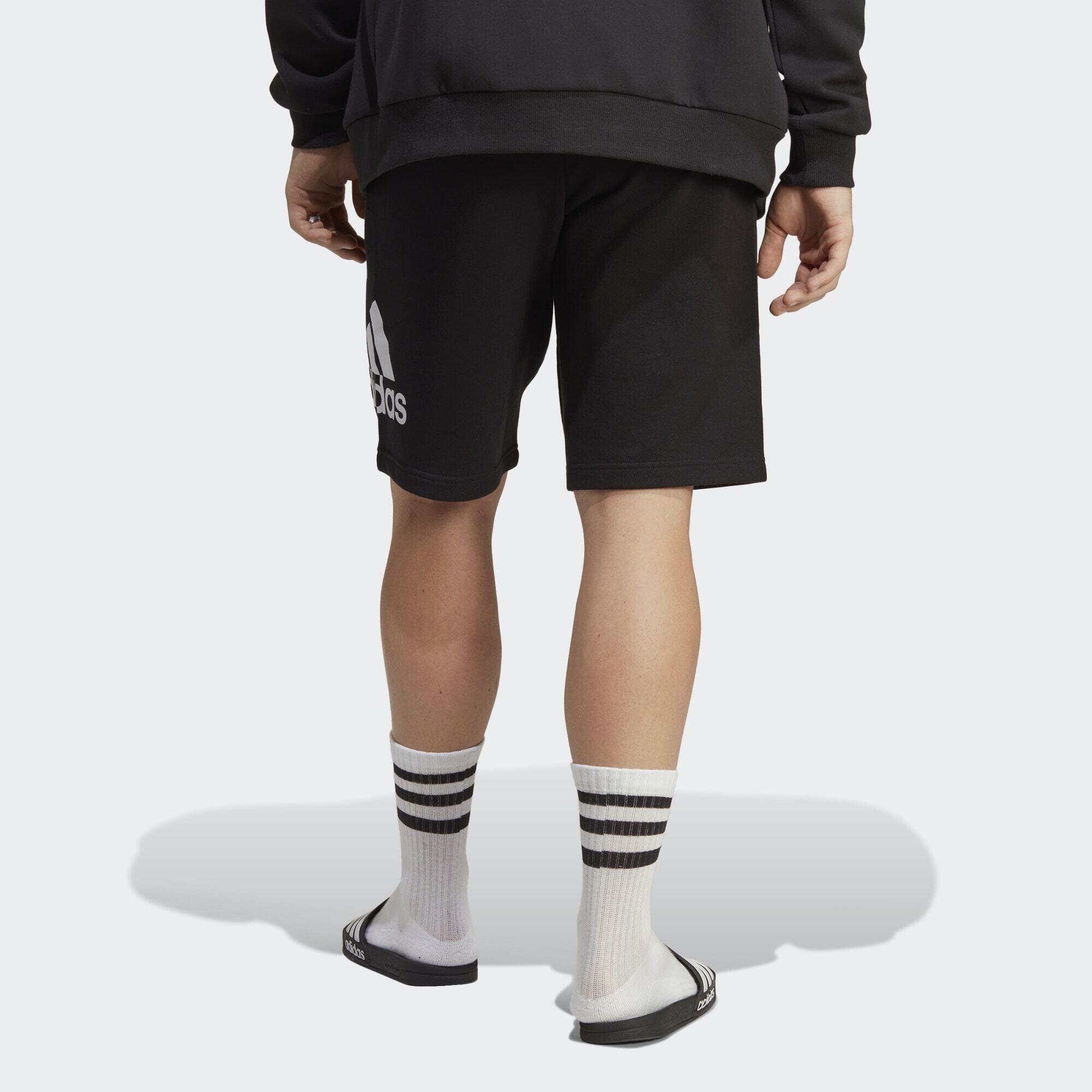 Essentials logo fleece shorts