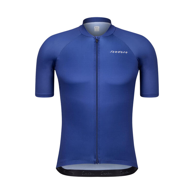 Maglia a manica corta da ciclismo da uomo Debut Blu Cobalto Profondo