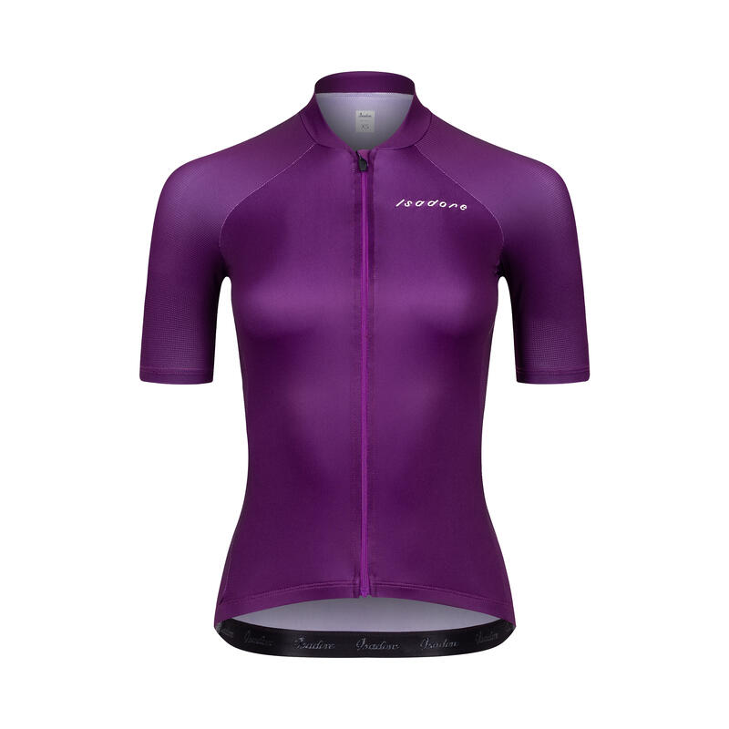 Maillot à manches courtes de cyclisme pour femmes Debut Gloxinia