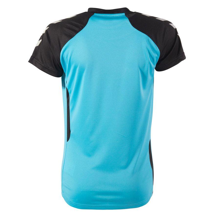 Hummel Aarhus T-shirt Manches Courtes Femme - Aqua Blue / Noir 2/6