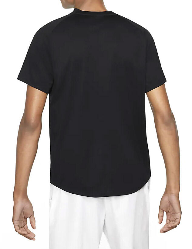 COURT DRI-FIT T-SHIRT SCHWARZ HERREN 2/3