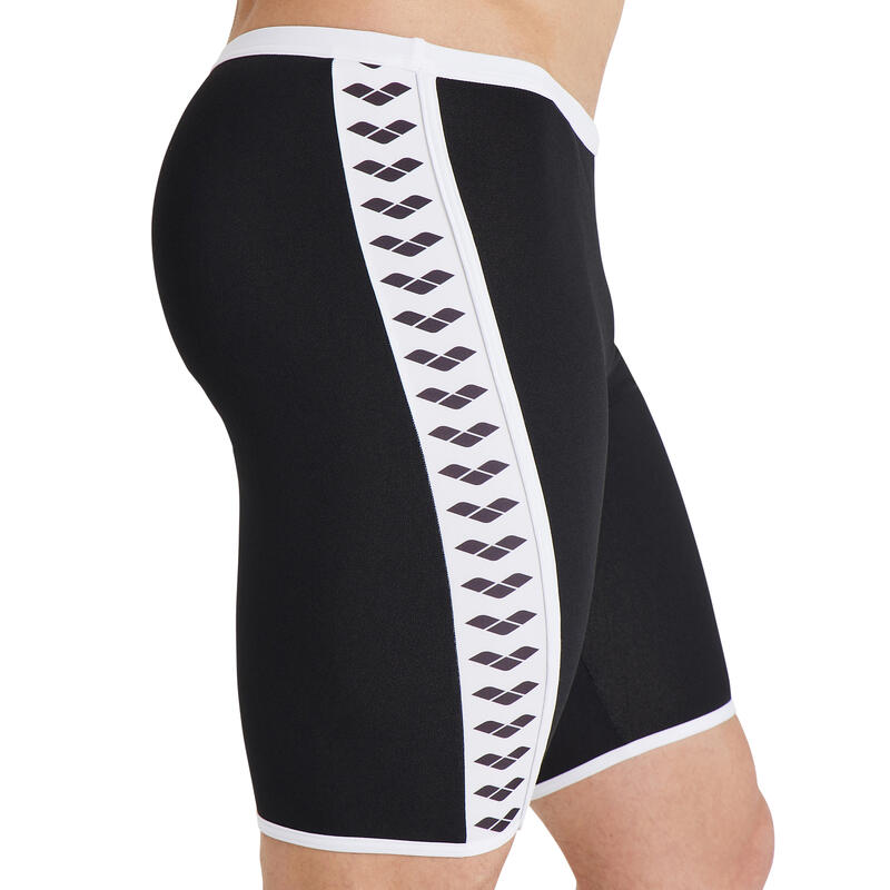 Hommes Icons Jammer De Natation - Noir/ Blanc