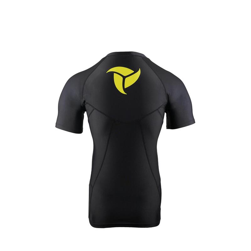 Maglia Anti UV Rashguard per Canoa, Kayak e SUP - Nera