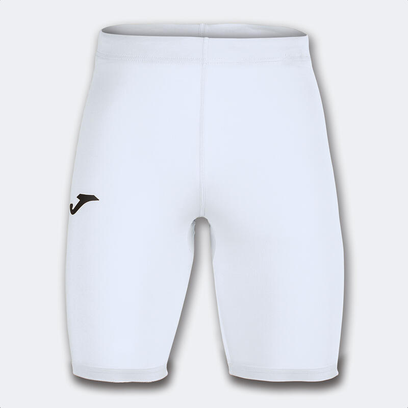 Mallas Cortas Fútbol Hombre Joma Brama Academy Blanco