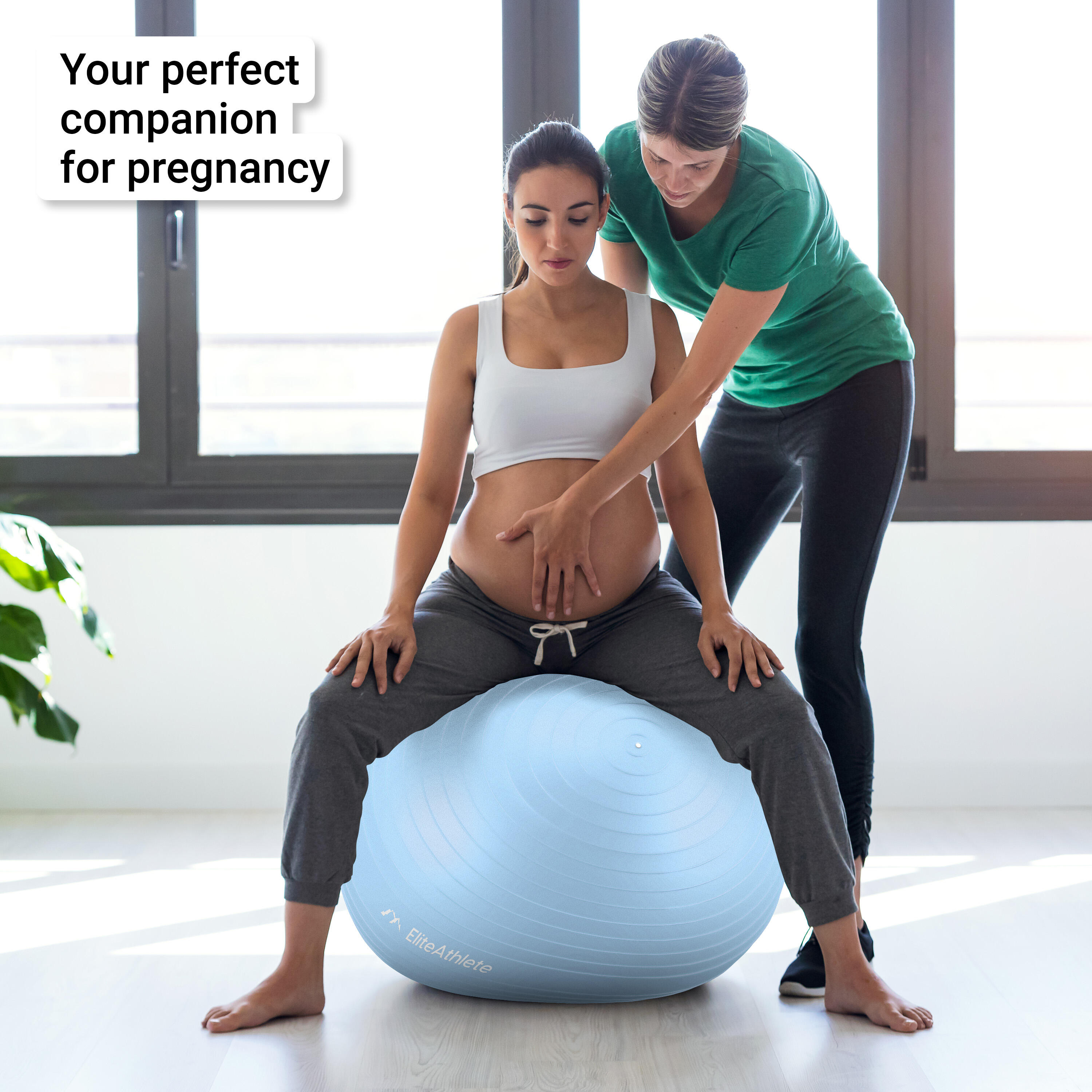 EliteAthlete® Ballon Gym - Fitness Pilates Yoga - Ballon Grossesse 4/7