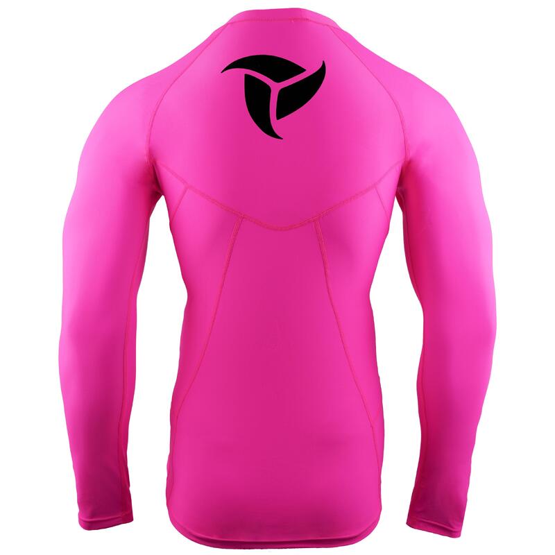 Maglia Anti UV Rashguard per Canoa, Kayak e SUP - Fucsia