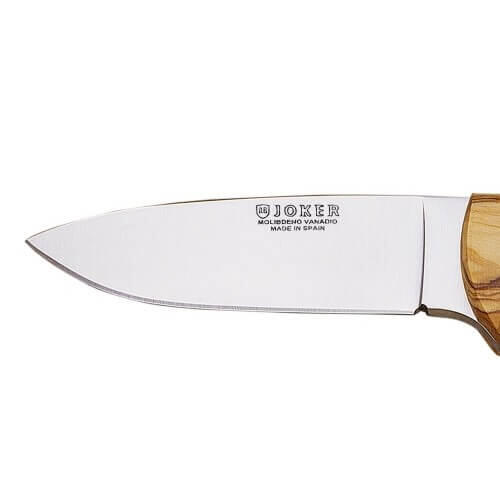 Couteau de survie Corzo CO25 - extérieur lame fixe - bois d'olivier