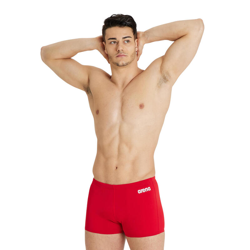 Arena Team Swim Short Solid Red