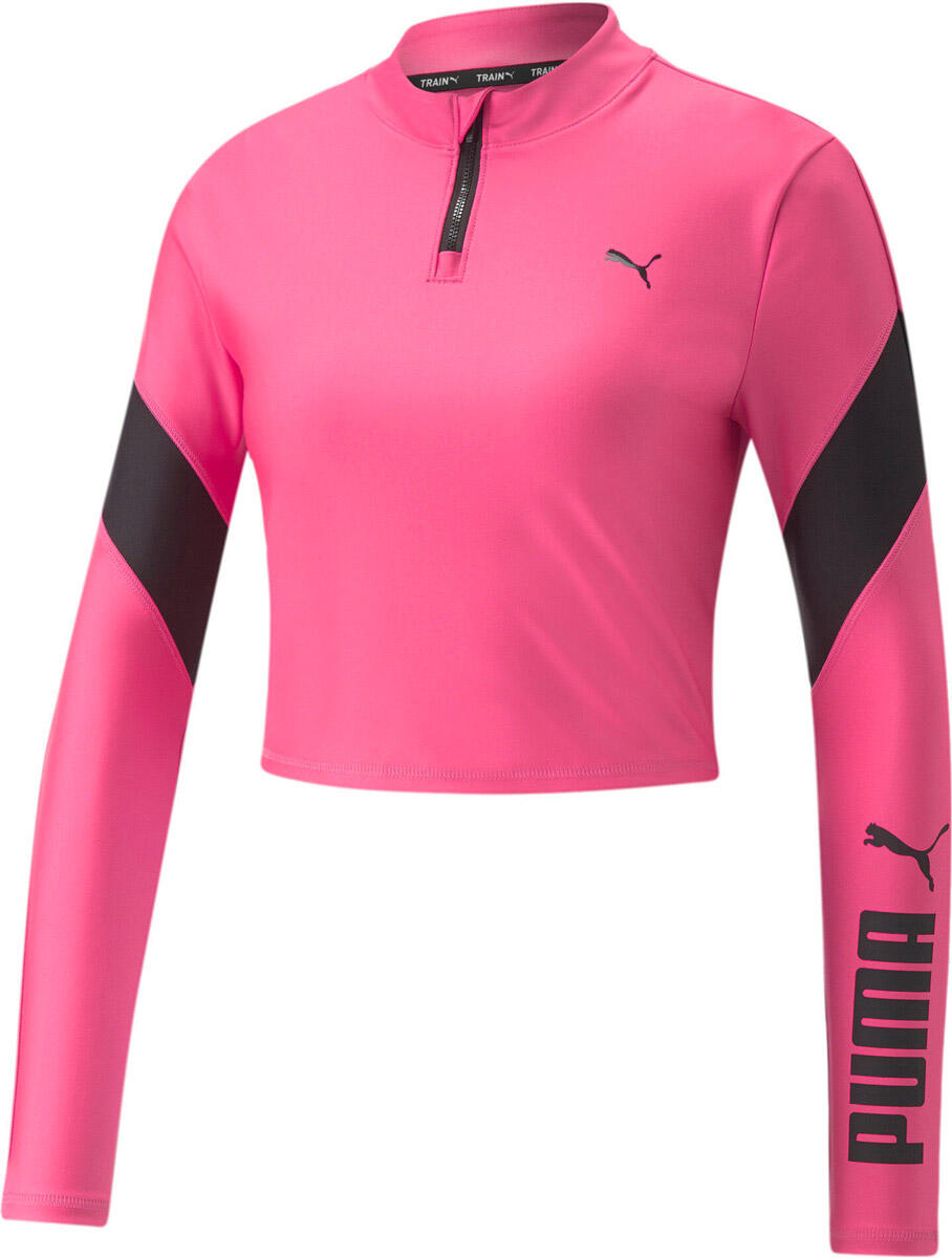 Sudaderas jerseys polares para mulher puma fit eversculpt rosa