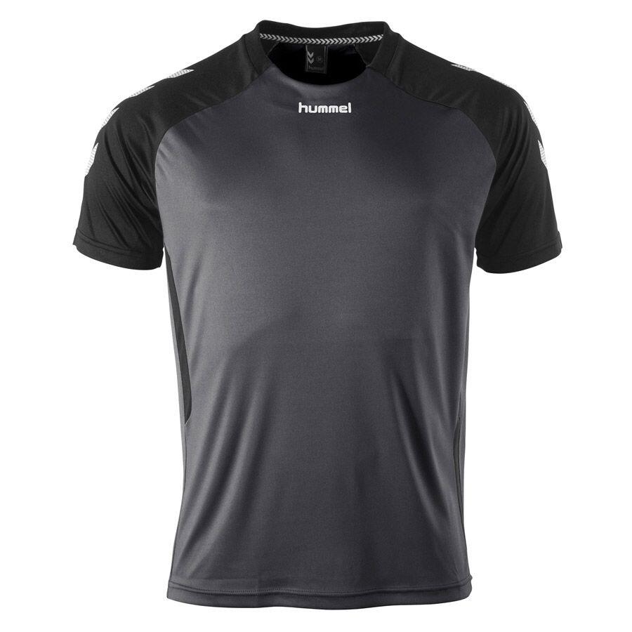Hummel Aarhus Maillot Manches Courtes Hommes - Noir / Anthracite 3/6