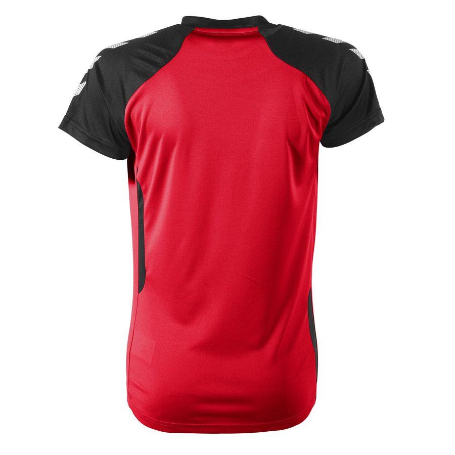 Hummel Aarhus Maillot Manches Courtes Femme - Rouge / Noir - S 3/6