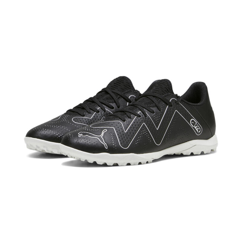 FUTURE PLAY TT voetbalschoenen voor heren PUMA Black Silver Metallic