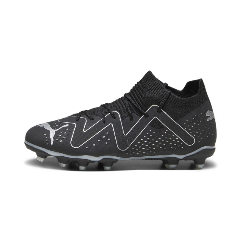 FUTURE MATCH FG/AG voetbalschoenen voor jongeren PUMA Black Silver Metallic