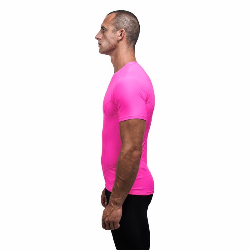 Maglia Anti UV Rashguard per Canoa, Kayak e SUP - Fucsia